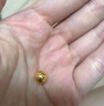 縱橫金業(yè)足金999  黃金轉運珠 金珠子   單顆 散珠 手串diy 1克（單顆） 曬單實(shí)拍圖
