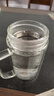 富光雙層玻璃杯支持團購定制泡茶杯辦公杯帶把 大容量男女水杯子580ML 曬單實(shí)拍圖