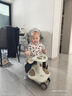 貝易（BEIE）皇室扭扭車(chē)  嬰兒童車(chē)1-3歲搖搖車(chē)防側(cè)翻音樂(lè)款寶寶禮物 卡其色 曬單實(shí)拍圖