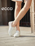 愛(ài)步（ECCO）休閑鞋女鞋 25年夏季牛皮休閑板鞋一腳蹬小白鞋 柔酷 470853 白色47085361146 38 (240mm) 曬單實(shí)拍圖