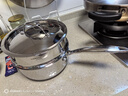 凌豐蒸籠304不銹鋼蒸盤(pán)蒸架蒸屜蒸格蒸鍋篦子食品接觸級 瓏月/雙月 單蒸籠（無(wú)側耳） 20cm 曬單實(shí)拍圖