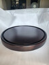 瑯庭琊坊黑檀木茶盤(pán)原木雕刻整塊家用排水式圓形茶臺功夫茶具辦公泡茶托盤(pán) 圓滿(mǎn)-45x45x4.5CM 曬單實(shí)拍圖
