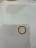 六福珠寶 黃金戒指麻花足金實(shí)心戒指 計價(jià) 15號-約3.48克 曬單實(shí)拍圖