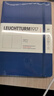 LEUCHTTURM1917【可定制】德國燈塔筆記本A5軟皮本子手賬記事日記本會(huì )議記錄商務(wù)禮品老師 （2026新色）洞察藍 點(diǎn)格內頁(yè) 曬單實(shí)拍圖