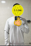 lululemon丨Engineered Warmth 男士長袖圓領(lǐng)運動衫 LM3CDES 三色麻灰色/鷗灰色/白色 M 曬單實拍圖