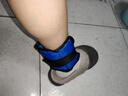 負重綁腿沙袋學(xué)生中考訓練成人男女通用綁腳沙包跑步腳踝沙袋 藍色 0.5kg/對裝  總重1kg 曬單實(shí)拍圖