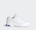 adidas ADISTAR CUSHION網(wǎng)面透氣貼合老爹鞋男女阿迪達斯三葉草   白/白/皇家藍   41 曬單實(shí)拍圖