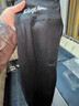 德絨打底褲女2025秋冬新款輕薄緊身保暖褲子女可外穿高腰顯瘦秋褲 黑色 L 【推薦120-140斤】 曬單實(shí)拍圖