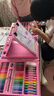 尚韻兒童玩具女孩生日禮物3-6-10歲繪畫(huà)畫(huà)套裝畫(huà)筆蠟筆水彩筆女童畫(huà)板 曬單實(shí)拍圖