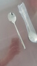美廚（maxcook）316L不銹鋼湯勺湯匙 加大加厚勺子圓底餐勺 2件套本色MCGC0200 曬單實(shí)拍圖