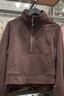 lululemon丨Scuba女士寬松款煙囪領(lǐng)衛(wèi)衣 LW3HW0S 濃縮咖啡色 XL /XXL 曬單實拍圖