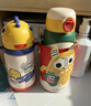 babycare兒童水杯6個月以上寶寶霸王龍不銹鋼保溫杯上學450ml-新舊款混發(fā) 曬單實拍圖