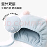 尼多熊嬰幼兒胎帽純棉春秋四季可愛(ài)帽子初生寶寶囟門(mén)帽男女粉色 曬單實(shí)拍圖