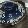 康舒（KANGSHU）砂鍋家用大容量年年有魚(yú)淺鍋陶瓷燉鍋湯鍋干燒不裂煲仔飯專(zhuān)用沙鍋 3300ML(4-6人)年年有魚(yú)藍蓋淺鍋 曬單實(shí)拍圖