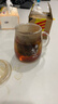 物生物（RELEA）茶杯男茶水分離杯玻璃杯水杯女辦公泡茶杯子耐高溫花茶杯生日禮物 曬單實(shí)拍圖