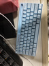 狼蛛（AULA）F3061輕音手感鍵盤(pán)小型有線(xiàn)迷你游戲辦公便捷臺式筆記本電腦64鍵 藍色RGB燈光可調 曬單實(shí)拍圖