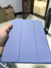 飛數寶（FeiShuBao）蘋(píng)果iP mini4/5平板保護套殼皮套帶筆槽全包三折磁吸翻蓋軟硅膠 薰衣草灰蜂窩筆槽 iPad mini5 曬單實(shí)拍圖