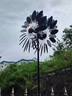 維諾亞太陽(yáng)能燈花園庭院鐵藝旋轉大風(fēng)車(chē)戶(hù)外陽(yáng)臺布置網(wǎng)紅裝飾創(chuàng  )意擺件 2米復古藍太陽(yáng)能風(fēng)車(chē) 曬單實(shí)拍圖