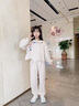 諾佳微淇女童秋裝運(yùn)動衛(wèi)衣衛(wèi)褲套裝2025新款春秋季兒童中大童休閑兩件套潮 米色 160 曬單實(shí)拍圖