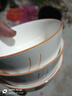陶瓷碗家用喜慶喬遷新居碗碟餐具套裝歲月靜好飯碗 歲月靜好3碗 曬單實(shí)拍圖