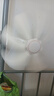 祥瓏小型夾式小風(fēng)扇床上學(xué)生宿舍床頭風(fēng)扇辦公室家用床上電風(fēng)扇電扇 米白七葉夾扇（升級款） 曬單實(shí)拍圖