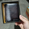 班亞奴男士錢(qián)包防盜刷超薄頭層牛皮短款真皮男式新款復古豎款駕駛證錢(qián)夾 咖啡色-豎款三.折（里外牛皮） 曬單實(shí)拍圖