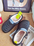 智韻潤男士棉拖鞋冬季新款2025舒適外穿踩屎感防滑厚底包跟保暖棉鞋 黑色 +包跟 40-41 碼【適合39-40腳】 曬單實(shí)拍圖