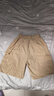 男童夏款短褲2025新款男孩夏季薄款韓版五分褲休閑中大童工裝褲 YL-D007【卡其色】 140 曬單實(shí)拍圖
