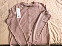 森馬（Semir）森馬陳都靈針織開(kāi)衫女美利奴羊毛衫24冬新款內搭保暖109724106001 曬單實(shí)拍圖