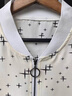 皮爾卡丹（pierre cardin）高檔桑蠶絲棒球服女夏季輕薄防曬衣印花開(kāi)衫短外套真絲夾克上衣 星星 4XL 建議140-150斤左右 曬單實(shí)拍圖