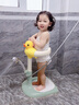 ipoosi站立洗澡架寶寶洗頭澡神器嬰幼兒童洗屁屁股座椅0-3歲支架臺浴盆 曬單實(shí)拍圖