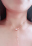曼禾（MANHE）S925銀小蠻腰項鏈女士款吊墜首飾品老婆生日情人節禮物送女生朋友 曬單實(shí)拍圖