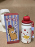 何健弓蘋果小狗保溫杯女學生316便攜可愛吸管水杯 菠蘿包小狗保溫杯-500ml【彩盒裝】贈杯刷 曬單實拍圖