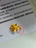 周生生足金櫻花黃金吊墜女 不含素金項鏈 79431P計價(jià) 3.15克 曬單實(shí)拍圖