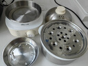 小熊（Bear）蒸蛋器 煮蛋器自動(dòng)斷電 小型不銹鋼多功能 雙層早餐蒸煮雞蛋早餐神器ZDQ-Y14F3 政府補貼 曬單實(shí)拍圖