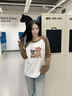 班尼路長(cháng)袖t恤女裝重磅純棉撞色設計感上衣服女生潮流休閑寬松2025新款 咖#BL兩只色塊小狗 【純棉100%】 M 曬單實(shí)拍圖