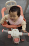 貝趣兒童三輪車(chē)1-3歲腳踏車(chē)寶寶遛娃神器嬰兒推車(chē)溜溜車(chē)三合一手推車(chē) 【護欄轉向推桿+遮陽(yáng)棚+藍牙】 粉 推騎兩用0-6歲溜娃小孩自行車(chē) 曬單實(shí)拍圖