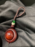 樂(lè )蕾迪 紫檀時(shí)來(lái)運轉汽車(chē)鑰匙扣戒指跑環(huán)轉運珠平安個(gè)性創(chuàng  )意高檔掛件 曬單實(shí)拍圖