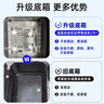英力健電動(dòng)車(chē)后備箱雅迪愛(ài)瑪臺鈴九號小刀大容量外賣(mài)箱電瓶車(chē)摩托車(chē)尾箱 47L合金鎖+內襯+貼紙-中國心 曬單實(shí)拍圖