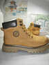 駱駝（CAMEL）【山越】高幫戶(hù)外工裝靴短靴登山鞋踢不爛大黃靴女馬丁靴 L23W076036戈壁土黃 39 曬單實(shí)拍圖