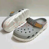 CORCS CROCS 渦輪洞洞鞋男女同款包頭鞋情侶沙灘鞋防滑涼鞋戶(hù)外休閑拖鞋 大氣灰 42 M8=41/42 曬單實(shí)拍圖