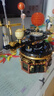 俏皮谷八大行星太陽(yáng)系運轉拼裝積木電動(dòng)模型兒童玩具男孩生日節日禮物 曬單實(shí)拍圖