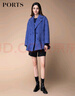 PORTS寶姿秋冬新品女裝長(cháng)袖毛呢大衣外套SM9C015NFF039 公主藍 XS (2) 曬單實(shí)拍圖