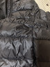 雪中飛（SNOWFLYING）兒童輕薄羽絨服男童保暖防寒新款童裝中大童女童薄款冬外套 黑色 170 曬單實(shí)拍圖