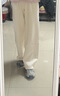 初棉胯沒(méi)了 初棉重磅醋酸羊毛直筒褲女 25秋冬加厚糯米褲顯瘦休閑長(cháng)褲 米白色-常規版 S 曬單實(shí)拍圖