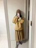 喬箐皮毛一體外套女真皮皮衣羊羔毛中年人現貨韓國Studiotomboy皮毛一 駝色 F碼 均碼 曬單實(shí)拍圖