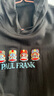 大嘴猴（paul frank）童裝連帽衛衣2025秋冬款男女童舒適保暖多色中大童潮流百搭上衣 43AF黑色 150 曬單實(shí)拍圖