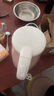 美的（Midea）電熱水壺家用電水壺燒水壺 雙層防燙 0涂層食品級304不銹鋼 1500W快速沸騰 1.7L大容量 HJ1705 曬單實(shí)拍圖