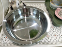 輝衛六（Phiroveyya）316不銹鋼和面盆家用廚房洗菜盆加厚涮肉湯鍋火鍋盆發(fā)面揉面盆 28cm帶蓋（2.3厚三層鋼）/無(wú)硅膠 曬單實(shí)拍圖