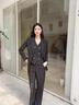 韓曼柯（HANMANKE）西裝外套女日常通勤職業(yè)正裝微彈修身黑色西服外套小個(gè)子氣質(zhì)套裝 曬單實(shí)拍圖